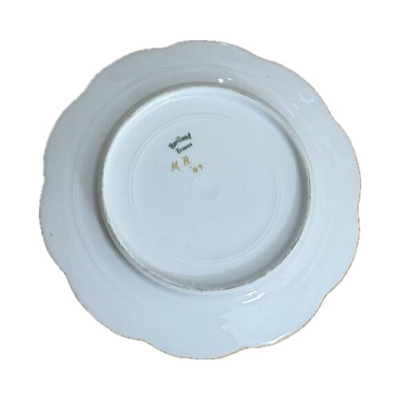 Haviland France Floral Bread & Butter Plate ~ Vintage Limoges Porcelain - Picture 4 of 6